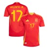 Maillot de Supporter Espagne Williams JR 17 Domicile Euro 2024 Pour Homme